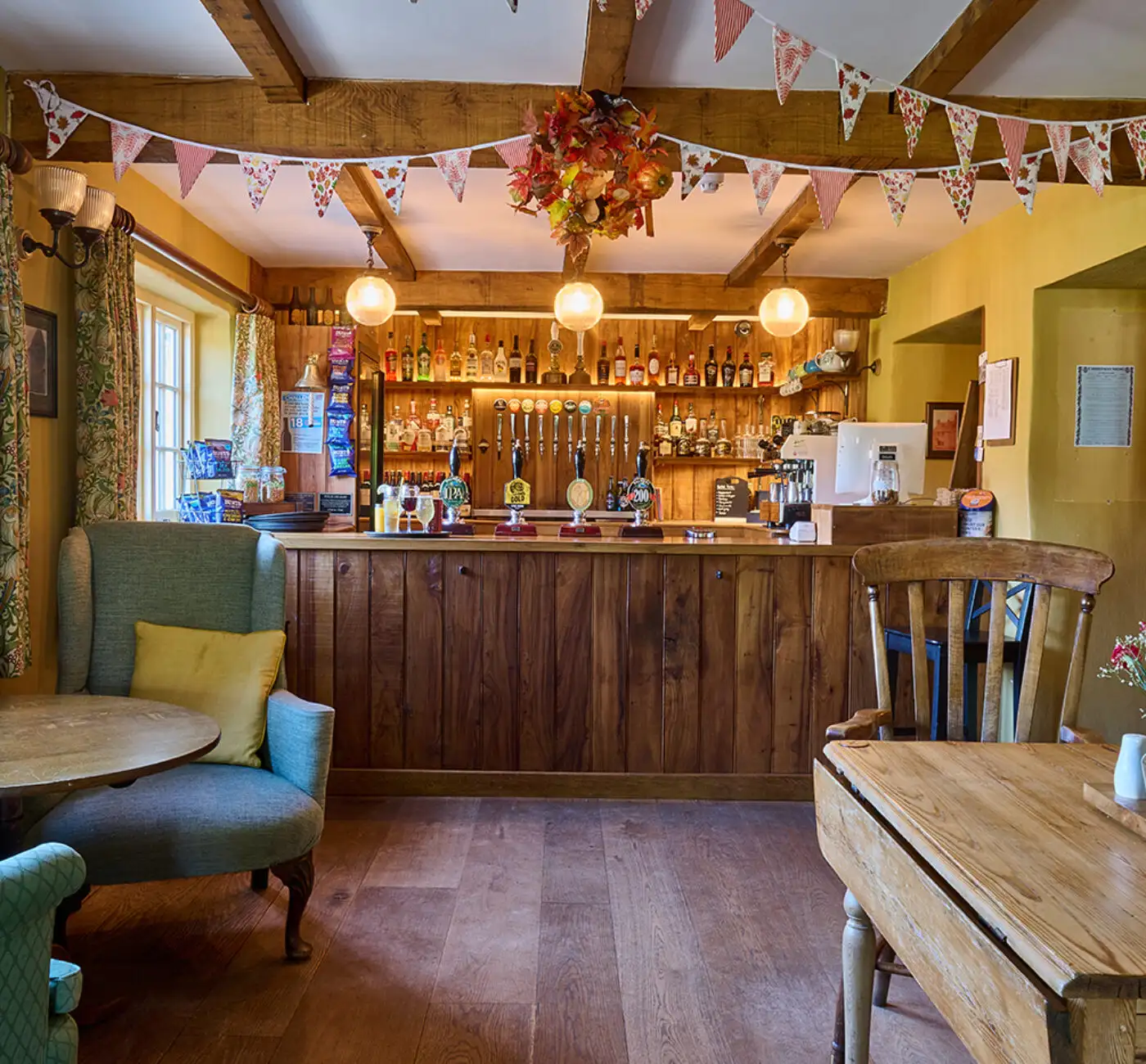 The Bar Area at The Elm Tree Inn