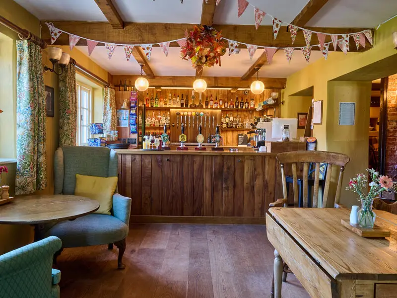 The Bar Area at The Elm Tree Inn